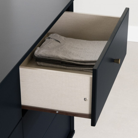 South Shore - Dylane - Double Dresser - Navy Blue 