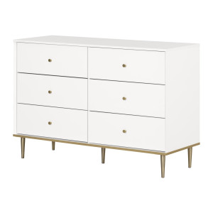 South Shore - Dylane - Double Dresser - White