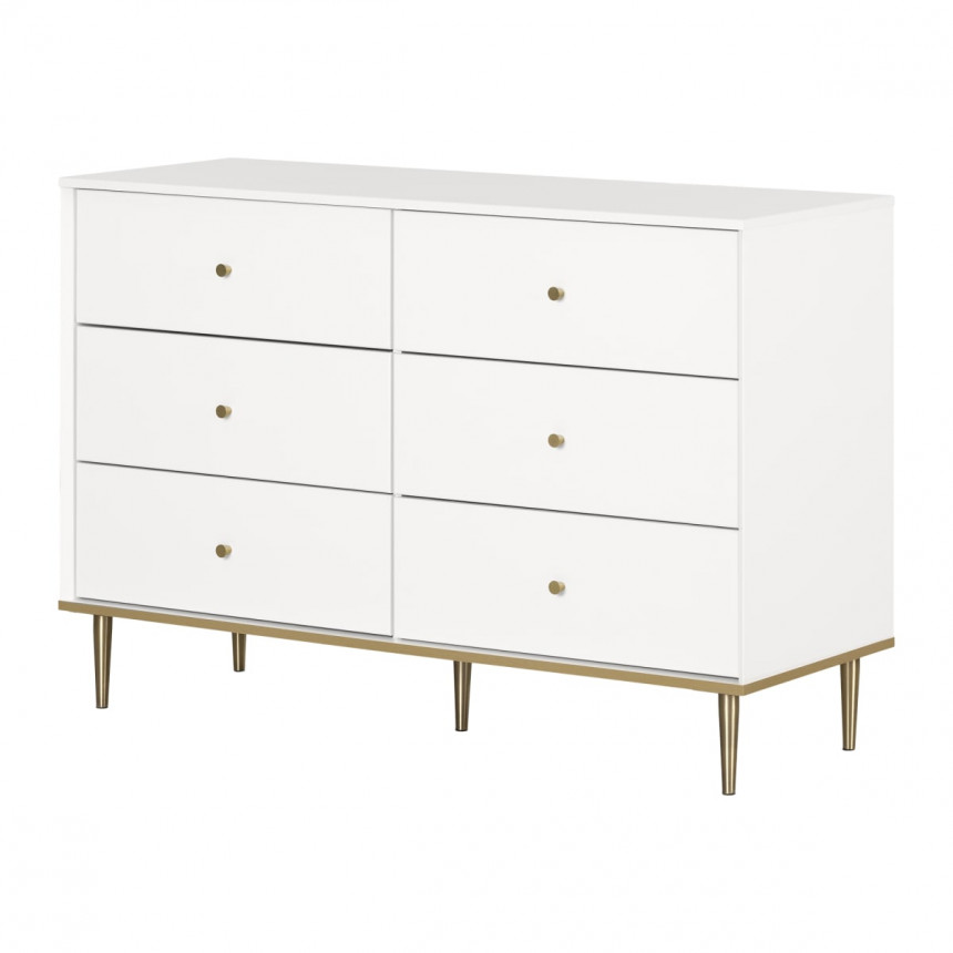 South Shore - Dylane - Double Dresser - White