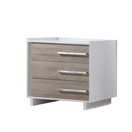 Tulip - Urban Convertible Crib and 3 Drawer Dresser XL