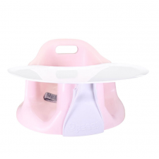 UpSeat - Baby Floor & Booster Seat with Tray - Pink