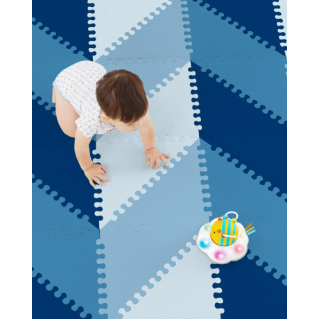 Skip Hop - Playspot Geo Carreaux de sol - Bleu