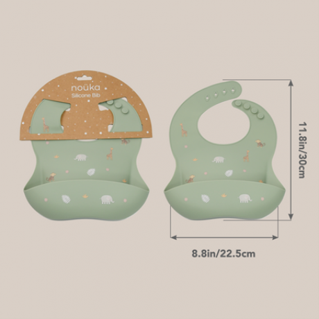 Noüka - Bavoir en silicone