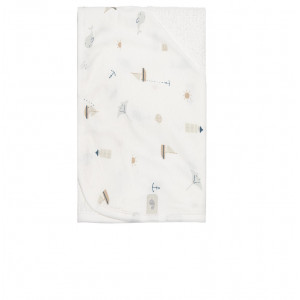 Perlimpinpin - Serviette à capuche en bambou – Océan