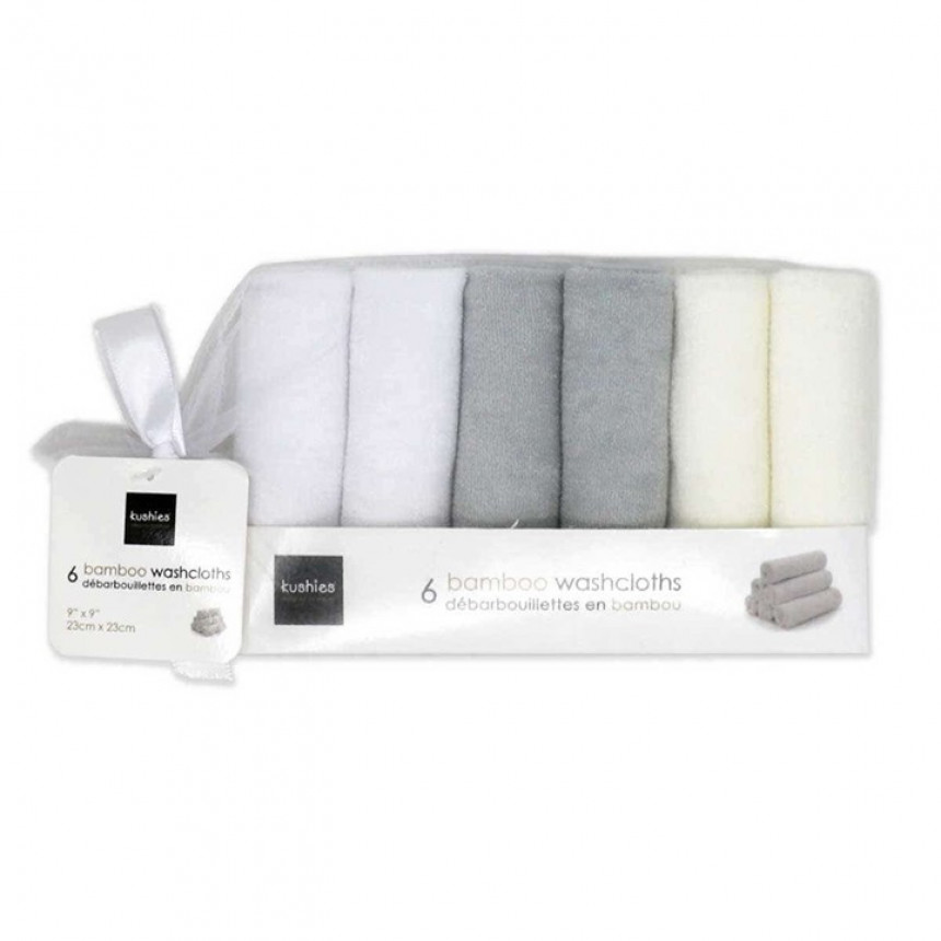 Kushies - Débarbouillettes en Bamboo