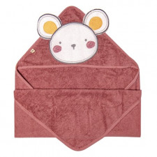 Perlimpinpin - Baby Hooded Towel - Mouse