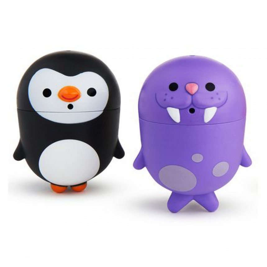 Munchkin - Jouets de bain CleanSqueeze - Pingouin/Morse