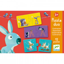 Djeco - Puzzle Duo - Contraires