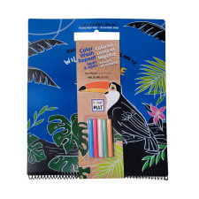 Funny Mat - Black Funny Mat Set with Chalk - Our Planet/Wildlife