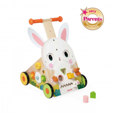 Janod - Chariot Multi-Activités Lapin en bois