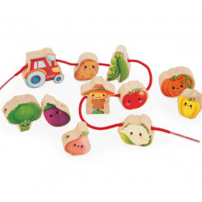 Janod - Perles a enfiler - Potager