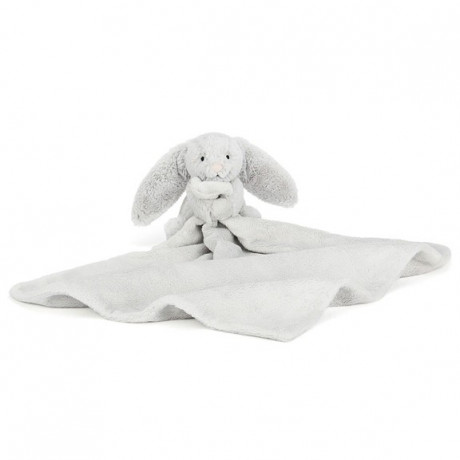 Jellycat - Peluche Bashful Lapin Soother - Silver