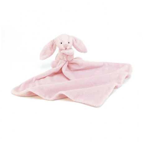 Jellycat - Peluche Bashful Lapin Soother - Rose