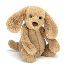 Jellycat - Peluche Bashful Toffee Chiot - Moyen