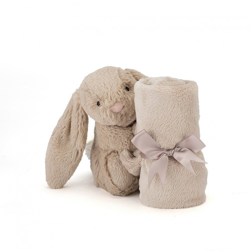 Jellycat - Peluche Bashful Lapin Soother - Beige