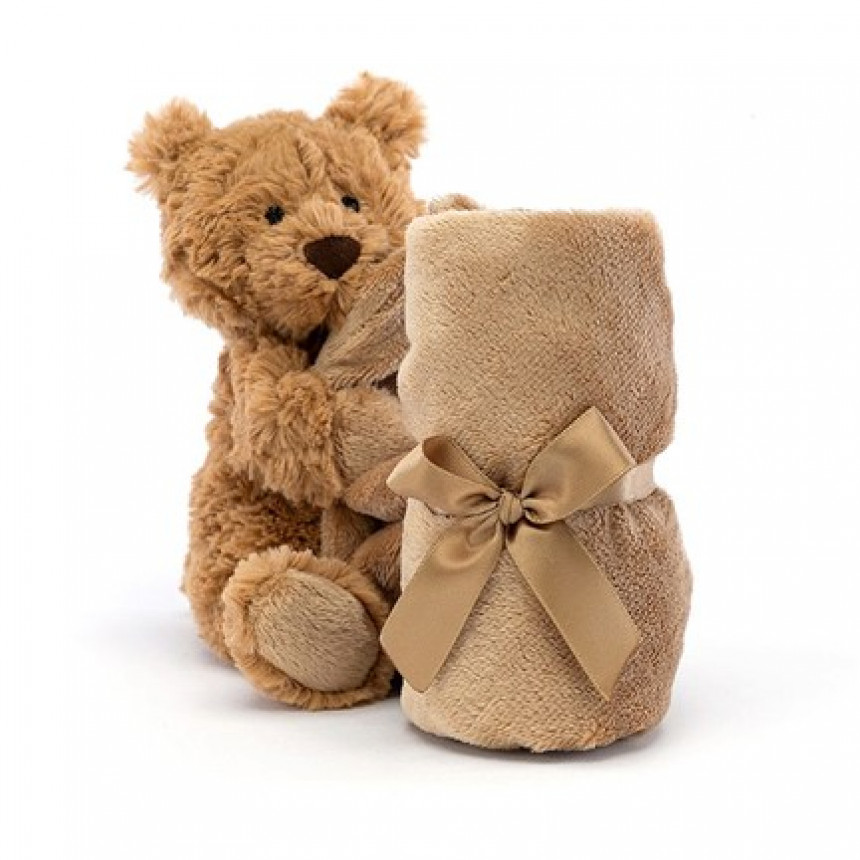Jellycat - Peluche Bashful Ours Soother - Beige