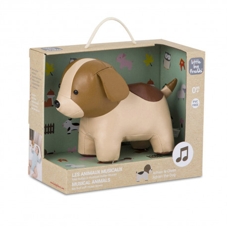 Little Big Friends - Peluche Musicale - Adrien le Chien Little Big Friends - Peluche Musicale - Adrien le Chien