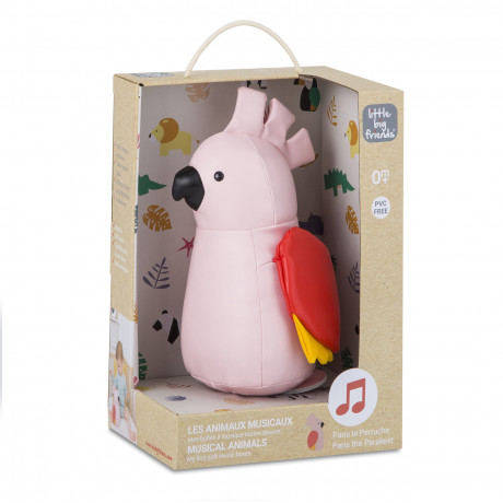 Little Big Friends - Peluche musicale - Paris The Perruche Little Big Friends - Peluche musicale - Paris The Perruche