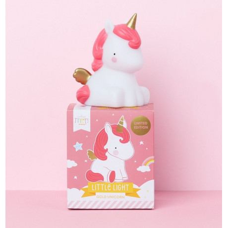 A Little Lovely Company - Little Light Unicorn Gold