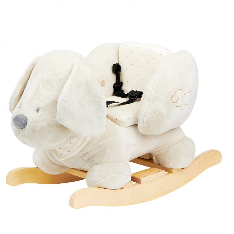 Nattou - Rocking Toy Dog Carlie - Vanilla