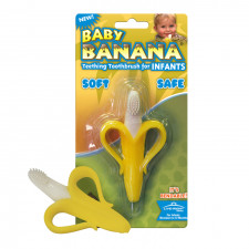 Baby Banana - Jouet de dentition et brosse à dents pour bébé