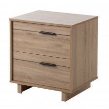 South Shore - Fynn - 2 Drawer Night Stand - Rustic