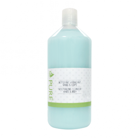 Pure - Nettoyant hydratant mains et corps - Recharge 1L