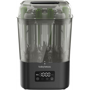 Baby Brezza - Stérilisateur de bouteille SuperQuick 10 minutes + Séchoir