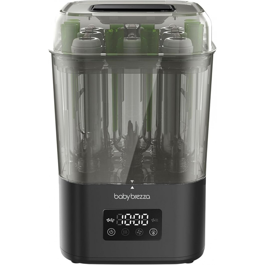 Baby Brezza - Stérilisateur de bouteille SuperQuick 10 minutes + Séchoir