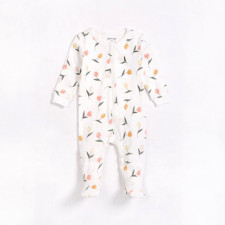 Petit Lem - Organic Cotton Sleeper - Tulips